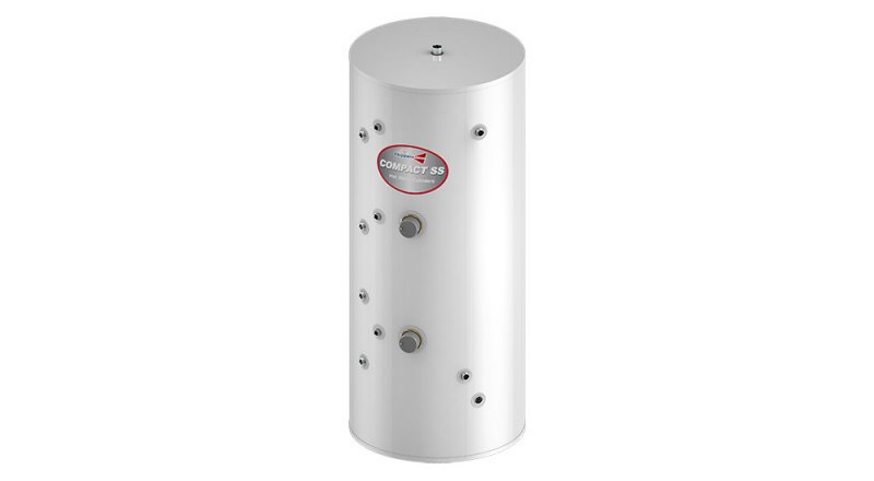 Kingspan Albion ALBION COMPACT 300L SINGLE COIL STAINLESS STEEL VENTED HOT WATER CYLINDER