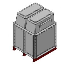 GRP Sectional Divided IFB Airgap Tanks GRP Sectional Divided IFB Airgap Tanks