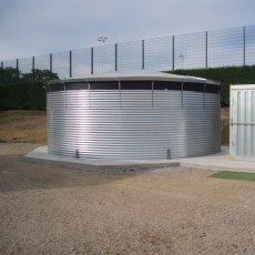 16000L GALVANISED STEEL WATER TANK