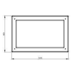 454L One Piece Insulated GRP Water Tank