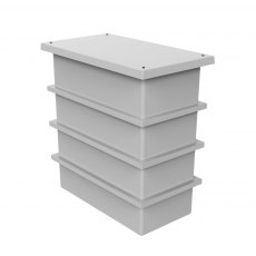 601L One Piece Insulated GRP Water Tank