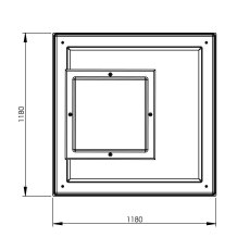 1000L One Piece Insulated GRP Water Tank