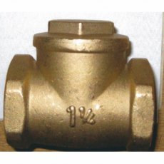 NON RETURN VALVE 1 1/4 BRASS (SWING)