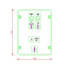 Single Pump Control Panel Single Phase