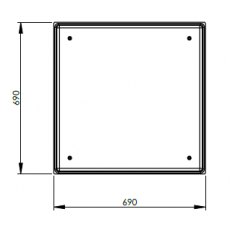 187L One Piece Insulated GRP Water Tank