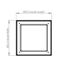 338L One Piece Insulated GRP Water Tank