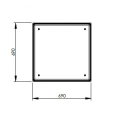 375L One Piece Insulated GRP Water Tank