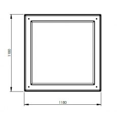 500L One Piece Insulated GRP Water Tank