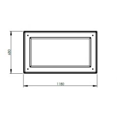 501L One Piece Insulated GRP Water Tank