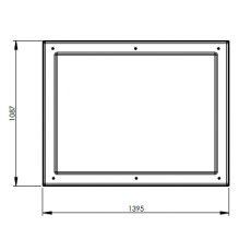 680L One Piece Insulated GRP Water Tank