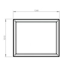 712L One Piece Insulated GRP Water Tank