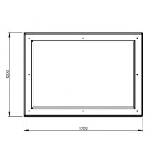 750L One Piece Insulated GRP Water Tank