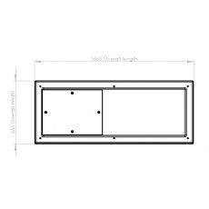 825L One Piece Insulated GRP Water Tank