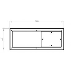 1125L One Piece Insulated GRP Water Tank