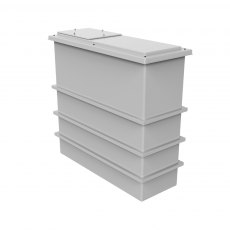1125L One Piece Insulated GRP Water Tank