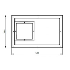 1135L One Piece Insulated GRP Water Tank