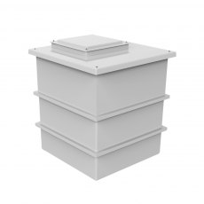 1220L One Piece Insulated GRP Water Tank