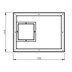 1590L One Piece Insulated GRP Water Tank