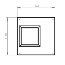 2001L One Piece Insulated GRP Water Tank