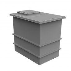 2250L One Piece Insulated GRP Water Tank