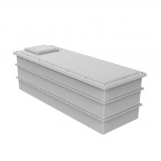 3000L One Piece Insulated GRP Water Tank