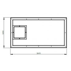 3636L One Piece Insulated GRP Water Tank