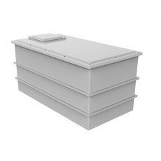 3636L One Piece Insulated GRP Water Tank