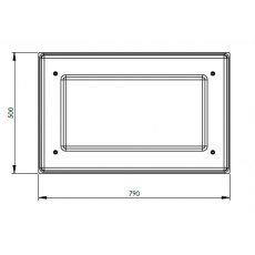 90 Litre GRP Water Tank - Two Piece Insulated