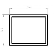 712 Litre GRP Water Tank - Two Piece Insulated
