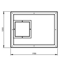 1590 Litre GRP Water Tank - Two Piece Insulated