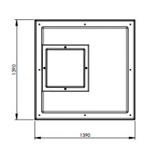1818 Litre GRP Water Tank - Two Piece Insulated