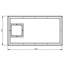 3185 Litre GRP Water Tank - Two Piece Insulated