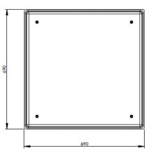 125 Litre GRP Water Tank - Two Piece Insulated