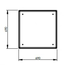 375 Litre GRP Water Tank - Two Piece Insulated