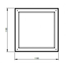 500 Litre GRP Water Tank - Two Piece Insulated