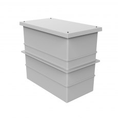 501 Litre GRP Water Tank - Two Piece Insulated