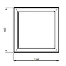 751 Litre GRP Water Tank - Two Piece Insulated