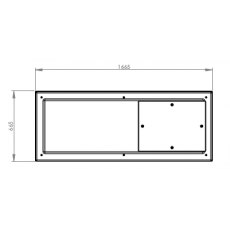 1050 Litre GRP Water Tank - Two Piece Insulated