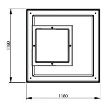 1501 Litre GRP Water Tank - Two Piece Insulated