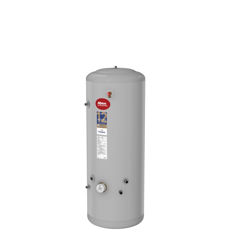 Kingspan Albion Ultrasteel ULTRASTEEL 210L INDIRECT UNVENTED HOT WATER CYLINDER