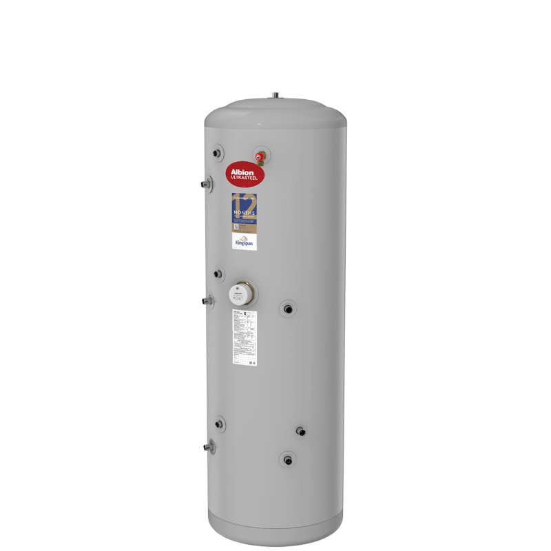 Kingspan Albion Ultrasteel ULTRASTEEL 250L INDIRECT SOLAR HOT WATER CYLINDER