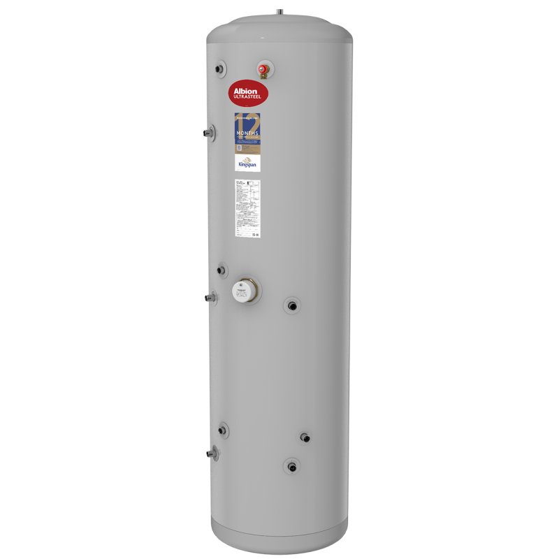 Kingspan Albion Ultrasteel ULTRASTEEL 300L INDIRECT SOLAR HOT WATER CYLINDER