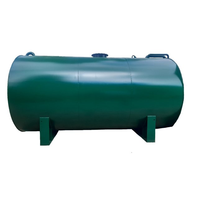 5000L  CYLINDRICAL BUNDED STEEL OIL TANK