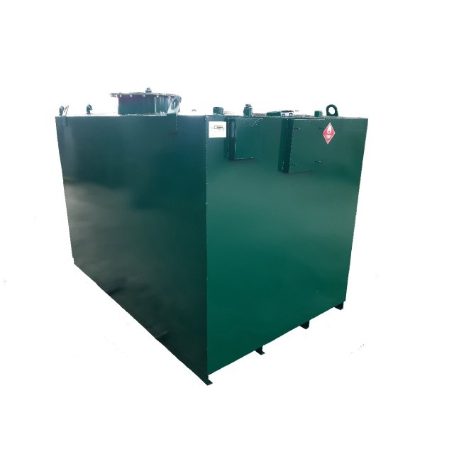 40000L BUNDED RECTANGULAR STEEL OIL TANK