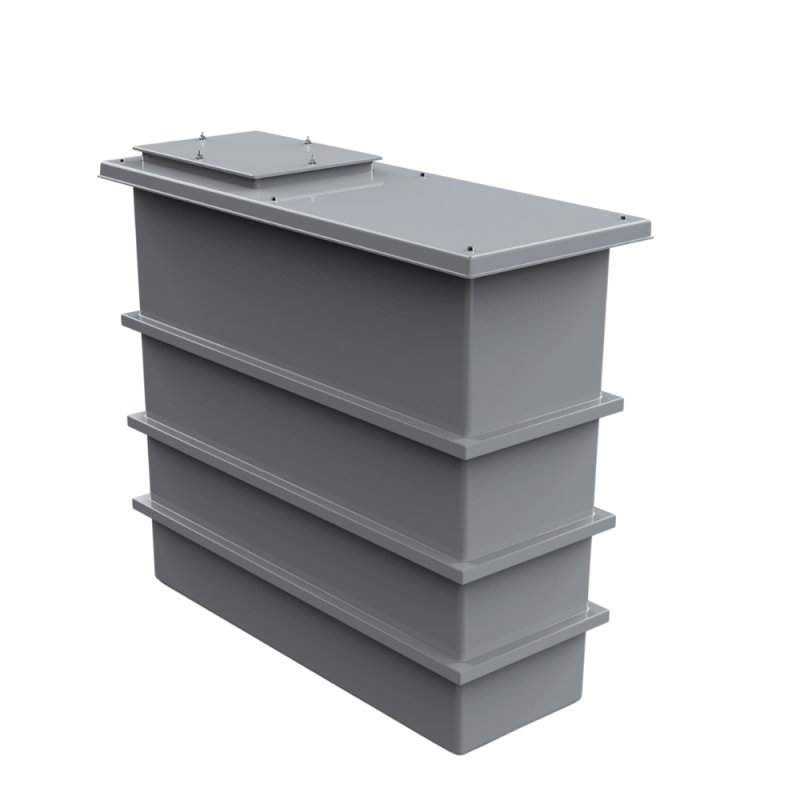 PW1050 1050L One Piece Insulated GRP Water Tank