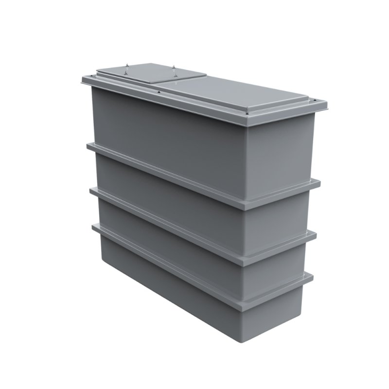 PW1050 1050L One Piece Insulated GRP Water Tank