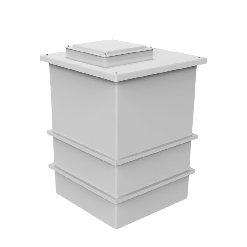 PW1501 1501L One Piece Insulated GRP Water Tank