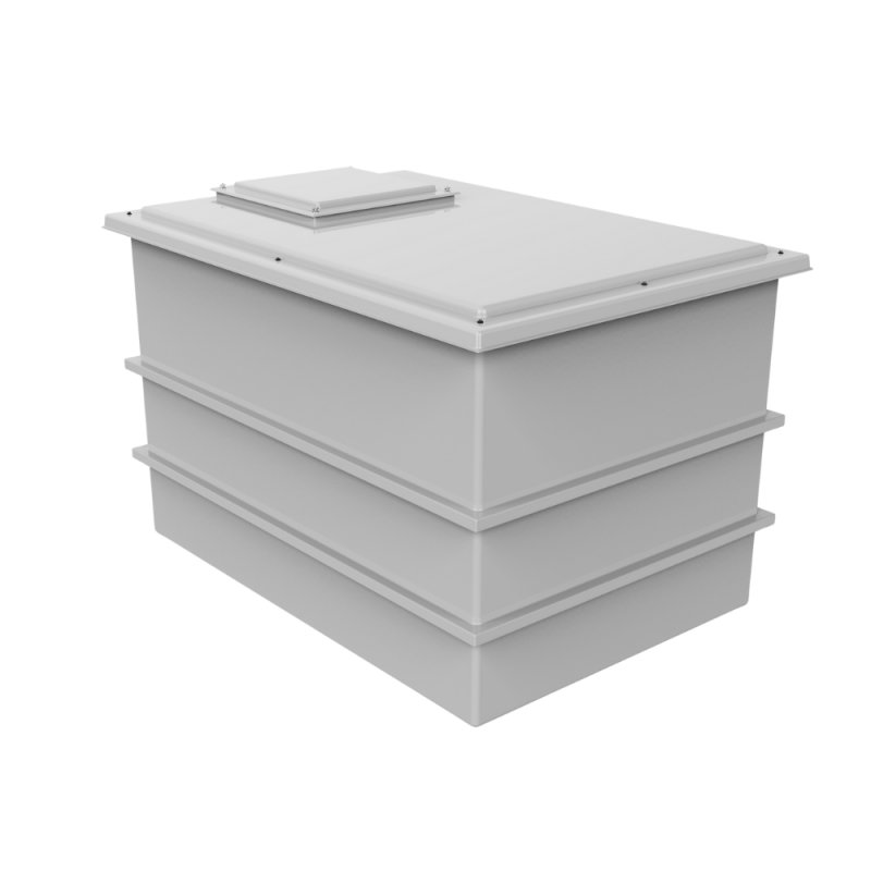 PW2726 2726L One Piece Insulated GRP Water Tank