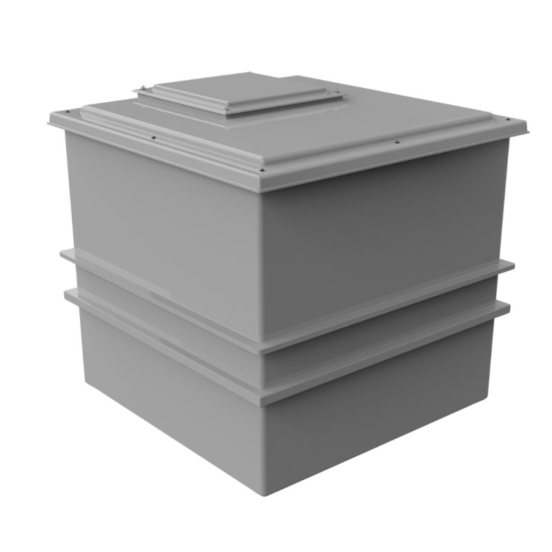 PW1818 1818L Two Piece GRP Water Tank