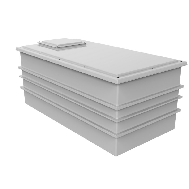 PW3185 3185L Two Piece Insulated GRP Water Tank
